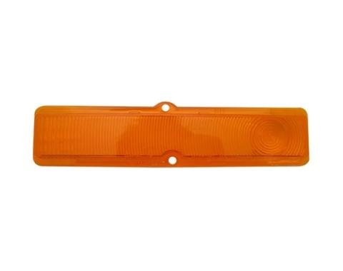 AMD Parking Lamp Lenses, Amber, Pair, 63-64 Chevy II Nova T-A3044