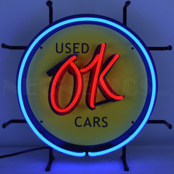 Neonetics Junior Size Neon Signs, Ok Used Cars Junior Neon Sign