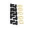 Pertronix Universal 8mm MAGx2 Black Ceramic Boot Spark Plug Wire Set, 90&deg; Spark Plug Boot Angle 828290HT