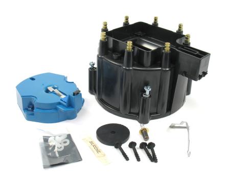 Pertronix Replacement Distributor Cap and Rotor Kit for HEI Distributors, Black (Service Part Only) D4000