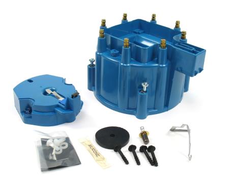 Pertronix Replacement Distributor Cap and Rotor Kit for HEI Distributors, Blue (Service Part Only) D4002