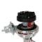 Pertronix Billet Distributor for Chevy Small Block/Big Block Engines (Ignitor II) with Vacuum/Mechanical Advance, Black / Male D100710