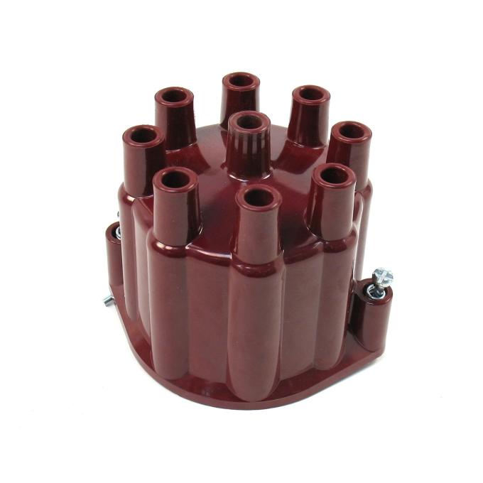 Pertronix Replacement Distributor Cap for 8 Cylinder Automotive Billet Distributors, Red / Female (Service Part Only) D650701