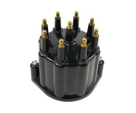 Pertronix Replacement Distributor Cap for 8 Cylinder Automotive Billet Distributors, Black / Male (Service Part Only) D650710