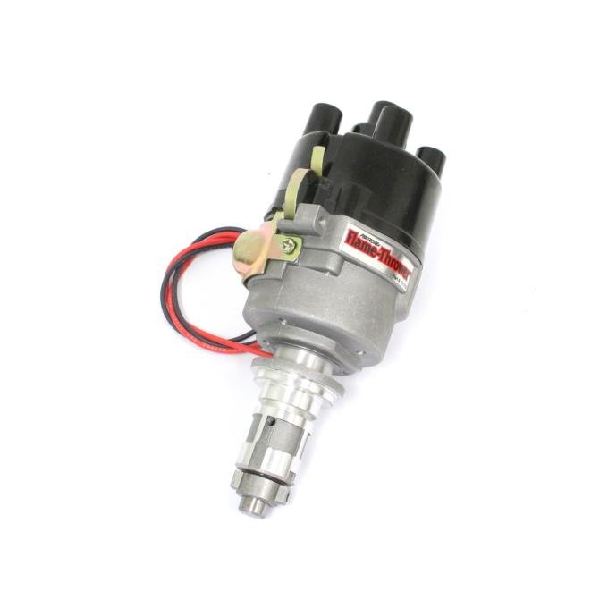 Pertronix Stock Look Distributor for British A+ 4 Cylinder Engines, Ignitor, Mechanical Advance / Top Exit Cap D174128