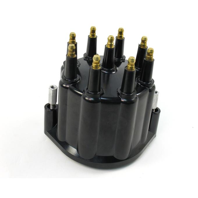 Pertronix Replacement Distributor Cap for 8 Cylinder Marine Billet Distributors, Black / Male (Service Part Only) D651710