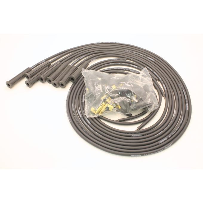 Pertronix Universal 8 Cylinder 8mm MAGx2 Spark Plug Wire Set, Black , 180&deg; Spark Plug Boot Angle, 90&deg; Distributor Boot Angle 808280