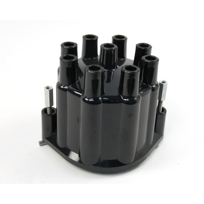 Pertronix Replacement Distributor Cap for 8 Cylinder Marine Billet Distributors, Black / Female (Service Part Only) D651700