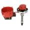 Pertronix Race HEI Distributor for Chevy Small Block/Big Block Engines, 7.2A 4-Pin HEI Module / Red Cap D1071