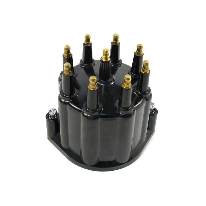 Pertronix Replacement Distributor Cap for 8 Cylinder Automotive Billet Distributors, Black / Male (Service Part Only) D650710