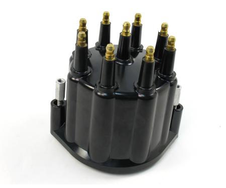 Pertronix Replacement Distributor Cap for 8 Cylinder Marine Billet Distributors, Black / Male (Service Part Only) D651710