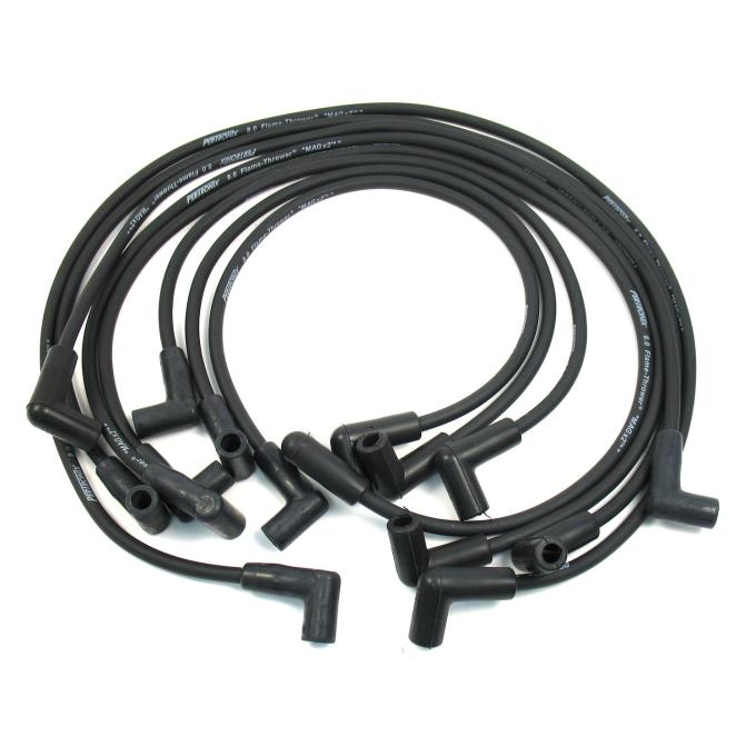 Pertronix 1974-89 Chevy/GMC Small Block V8 8mm MAGx2 Custom Fit Spark Plug Wire Set, Black 808210