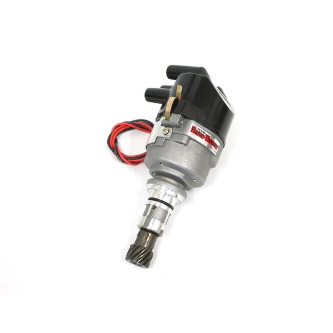 Pertronix Stock Look Distributor for Ford X-Flow 4 Cylinder Engines (Ignitor) with Mechanical Advance, Side Exit / 12V Negative D196509