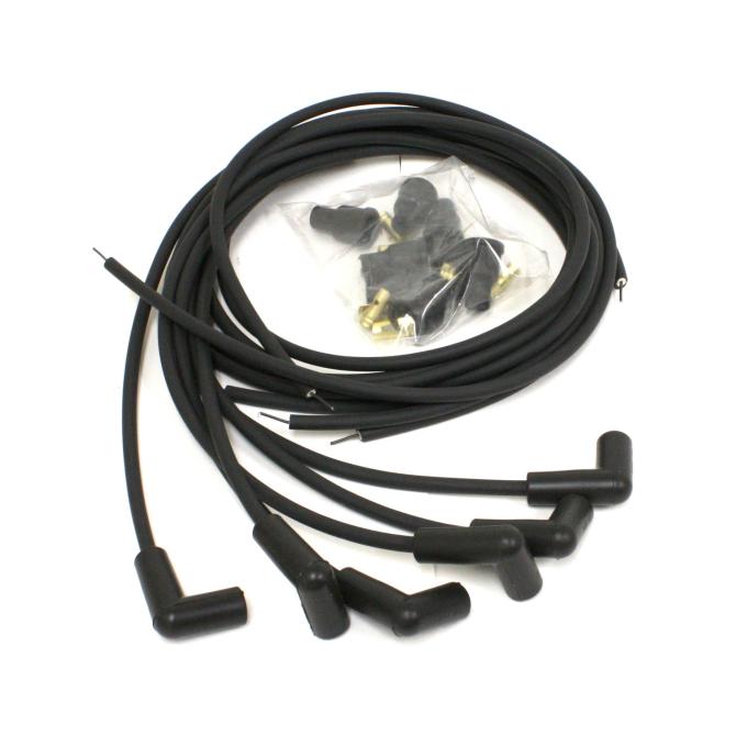 Pertronix Universal 7mm "Stock-Look" Spark Plug Wire Set, 6 Cylinders, 90&deg; Spark Plug Boot Angle, 180&deg; Distributor Boot Angle 706190