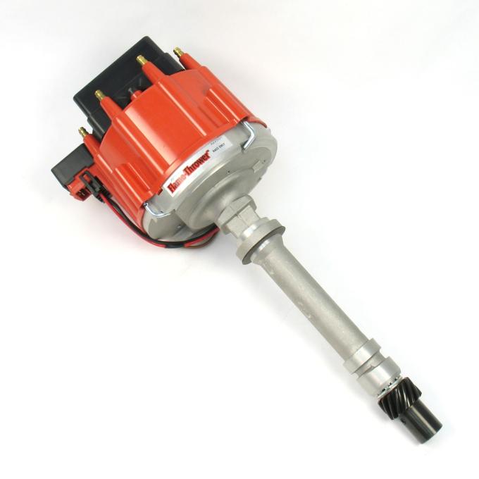 Pertronix Race HEI Distributor for Chevy Small Block/Big Block Engines, 7.2A 4-Pin HEI Module / Red Cap D1071