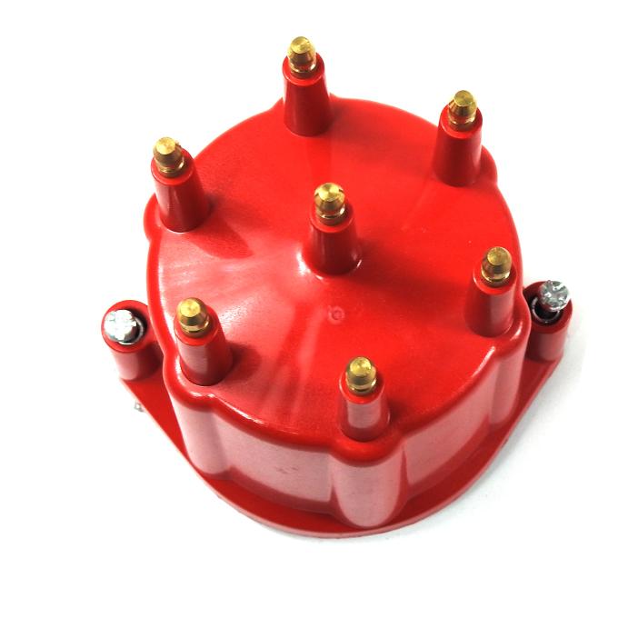 Pertronix Replacement Distributor Cap for 6 Cylinder Billet Distributors, Red / Male (Service Part Only) D656711