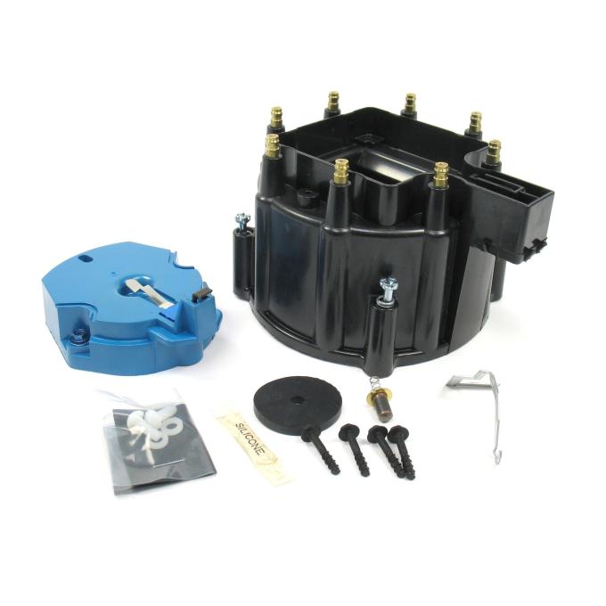 Pertronix Replacement Distributor Cap and Rotor Kit for HEI Distributors, Black (Service Part Only) D4000