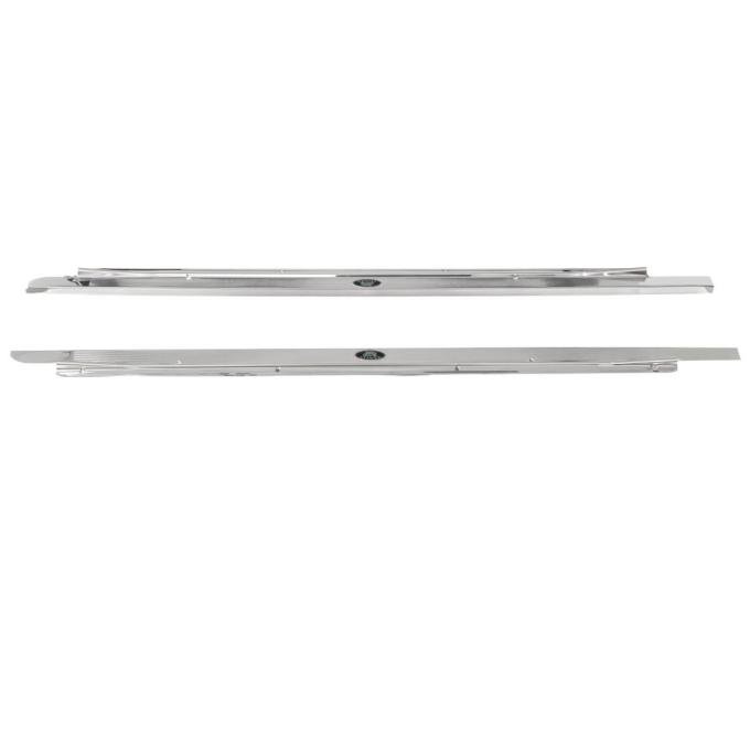 AMD Door Sill Plates, Pair, 62-67 Chevy II Nova Convertible T-3001