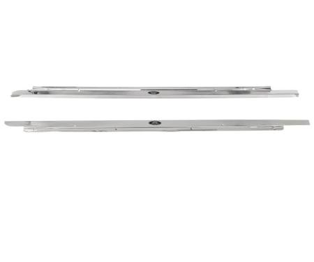 AMD Door Sill Plates, Pair, 62-67 Chevy II Nova Convertible T-3001