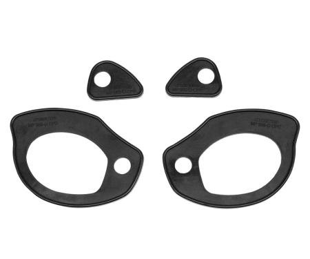 Metro Moulded Parts 1960-1972 Buick / Oldsmobile / Pontiac / Chevrolet Door Handle Pads. 2-5/8" Long & 1-1/8" Long. Set r&l MP 989-D