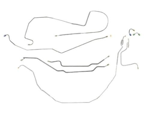 Nova Disc Brake Conversion Line Set, Power, Steel 1969-1974
