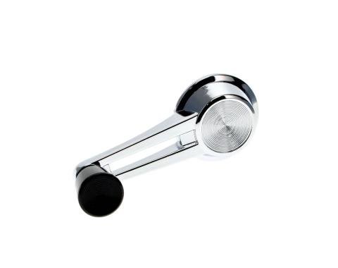 AMD Chrome Window Crank Handle with Black Knob, 62-64 Chevy II Nova, 64 Malibu El Camino X546-3062-2