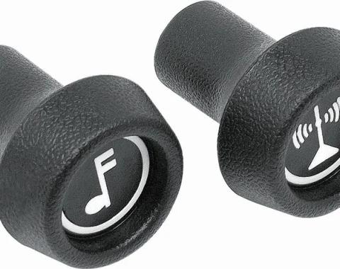 AMD Radio Control Knobs 2 Piece Set (Volume & Tuning), Fits many 71-78 GM models K-330107
