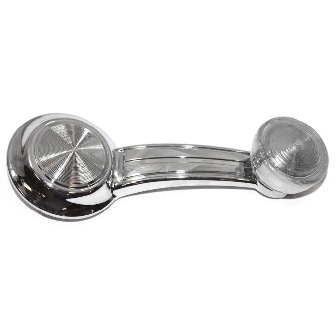 Redline Restomotive® 1965-1990 GM Car and Truck Left or Right Window Crank with Clear Knob