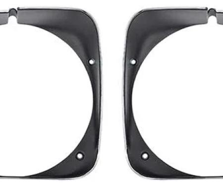 AMD Headlamp Bezels, LH/RH Pair, 69-72 Nova K-C1671A