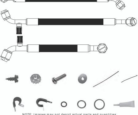 Vintage Air 1977-82 Corvette SureFit&trade; Reduced Barrier Standard Hose Kit 526780
