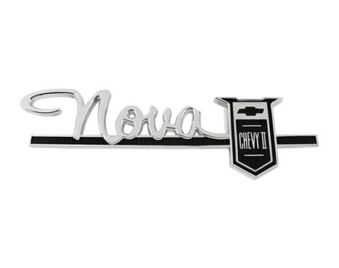 AMD Fender and Quarter Panel Emblems, Pair, 63-64 Chevy II Nova T-3022