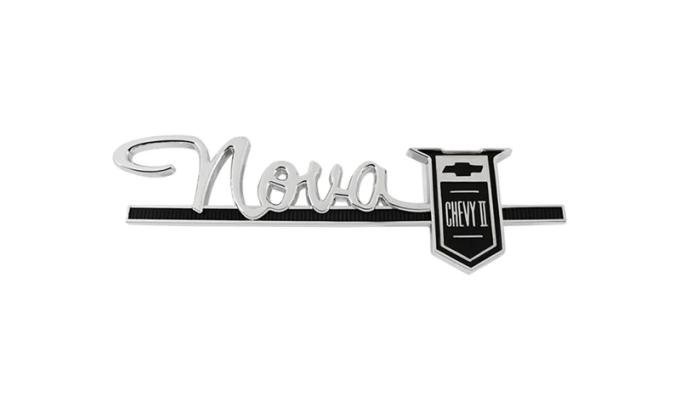 AMD Fender and Quarter Panel Emblems, Pair, 63-64 Chevy II Nova T-3022