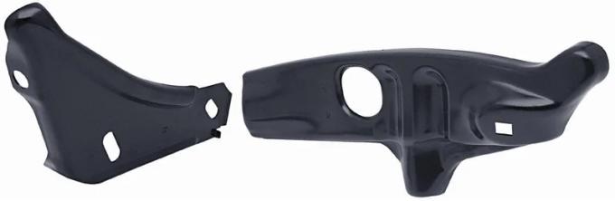 AMD Front Bumper Brackets, LH, 68-72 Chevy II Nova K-N68722
