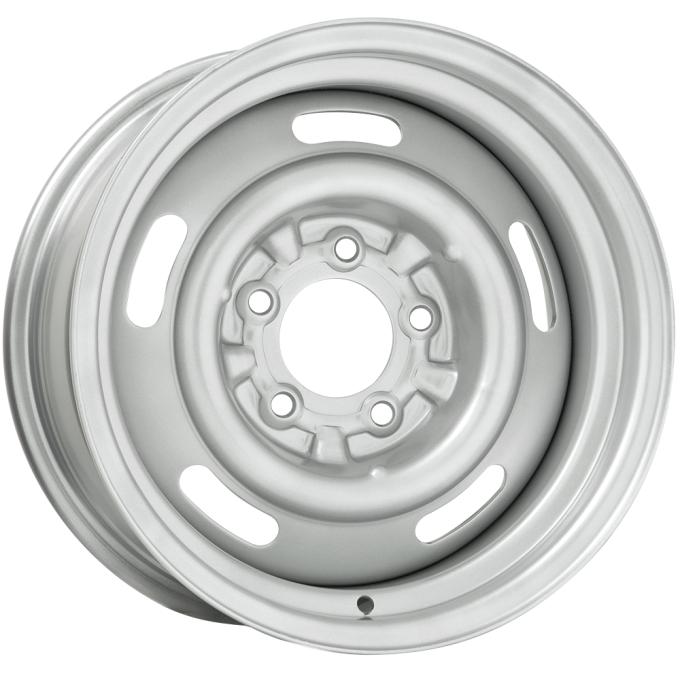 Wheel Vintiques 14x6 Camaro Style Rallye Silver 5x4.75" bolt 4" backspace 34-463404