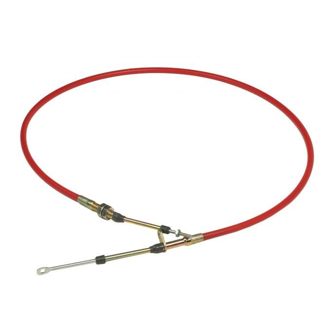 B&M Super Duty Race Shifter Cable, 5-Foot Length, Red 80833