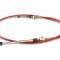 B&M Performance Shifter Cable, 6-Foot Length Double Threaded Ends, Red 80506
