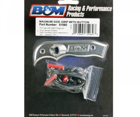 B&M Magnum Grip Side Plate with 12V Button 81060