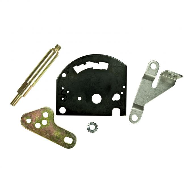 B&M Gate Plate, Shift Lever & Cable Bracket for Powerglide Transmissions 80713