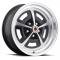 Legendary Wheels 15 X 7 Magnum Alloy Wheel, 5 on 4.75 BP, 4.25 BS, Gloss Black/Machined LW50-50757A