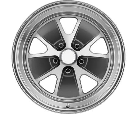 Legendary Wheels 16 X 8 Styled Alloy Wheel, 5 on 4.5 BP, 4.5 BS, Charcoal / Machined LW20-60854B