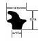 AMD Trunk Weatherstrip, 62-74 GM X-Body; 64-72 GM A-Body X824-3062