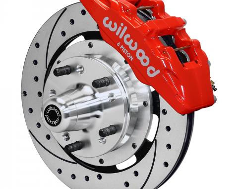 Wilwood Brakes Forged Dynapro 6 Big Brake Front Brake Kit (Hub) 140-12836-DR