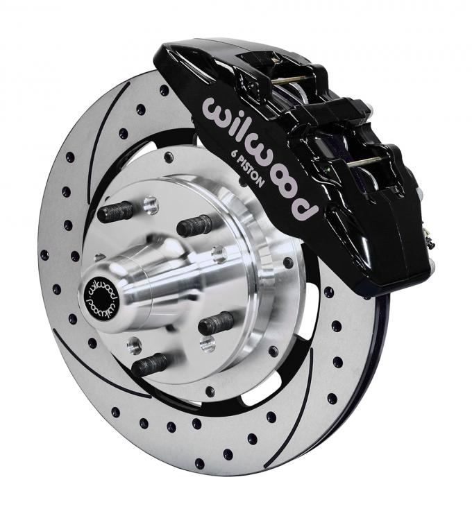 Wilwood Brakes Forged Dynapro 6 Big Brake Front Brake Kit (Hub) 140-12836-D