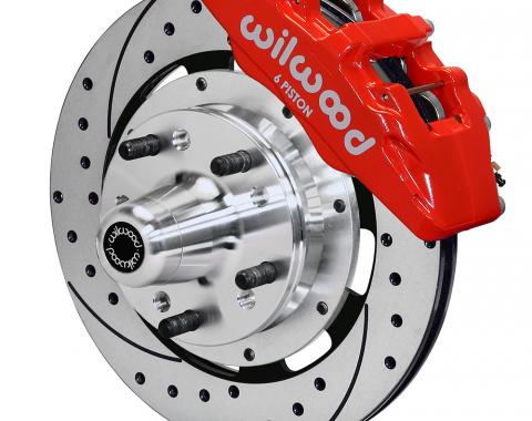 Wilwood Brakes Forged Dynapro 6 Big Brake Front Brake Kit (Hub) 140-10738-DR