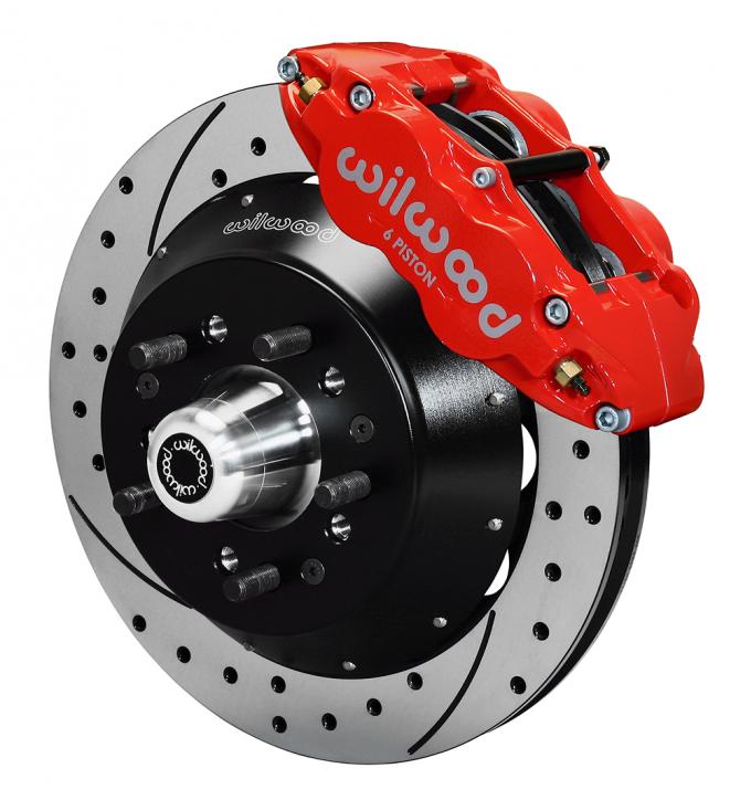 Wilwood Brakes Forged Narrow Superlite 6R Big Brake Front Brake Kit (Hub) 140-9803-DR