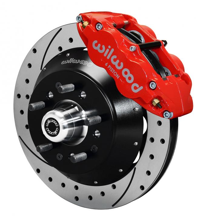 Wilwood Brakes Forged Narrow Superlite 6R Big Brake Front Brake Kit (Hub) 140-9804-DR