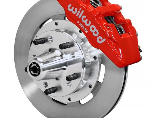 Wilwood Brakes Forged Dynapro 6 Big Brake Front Brake Kit (Hub) 140-10738-R