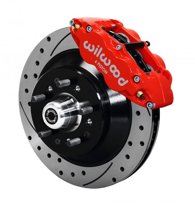 Wilwood Brakes Forged Narrow Superlite 6R Big Brake Front Brake Kit (Hub and 1PC Rotor) 140-12280-DR