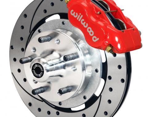 Wilwood Brakes Forged Dynalite Big Brake Front Brake Kit (Hub) 140-8582-DR