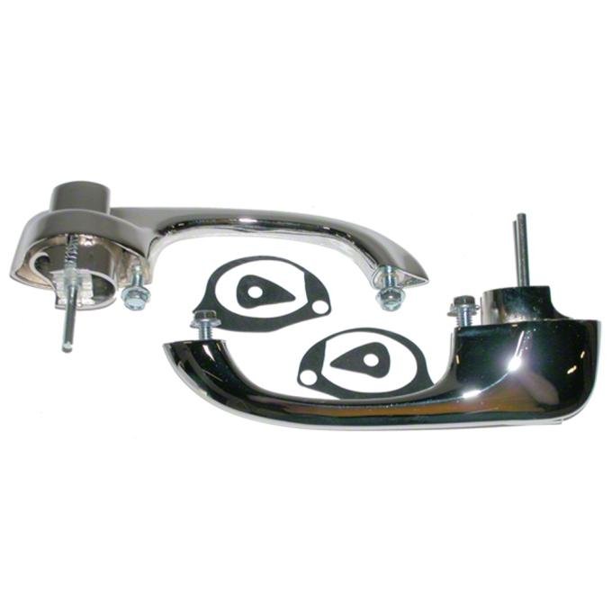 Goodmark Industries 1966-1967 Chevrolet Chevy II Driver Side And Passenger Side Exterior Door Handle Set GMK401144066S